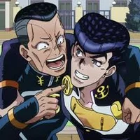 Josuke y Okuyasu 