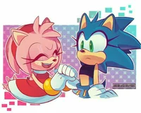 Sonica and Amy Rose