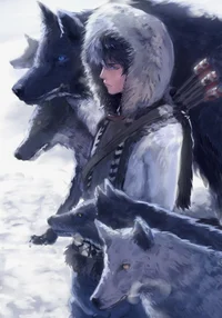 INTIMATE arctic wolf