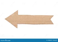 Cardboard arrow 