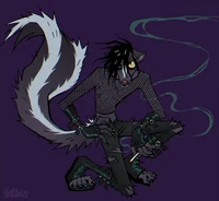Emo Skunk Paws
