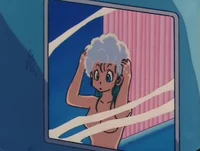 Showering Bulma