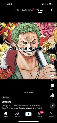 cheating zoro
