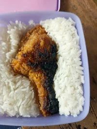 Burnt piece of keken