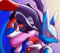 Lucario and greninja
