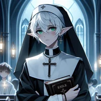 Nun femboy elf