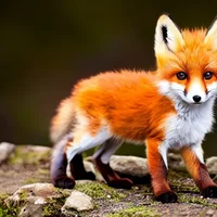 A baby fox