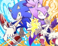 Blaze and Sonic