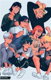 Mha boys sleepover