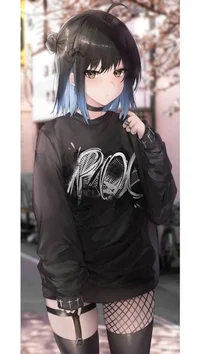 Goth bartender