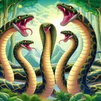 4 Giant Anacondas