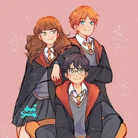 Harry Ron Hermione 