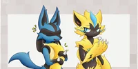Lucario and Zeraora 