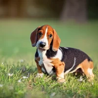 A Basset Hound Puppy