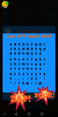 Font HVD Comic Serif