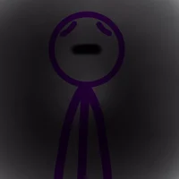 Purple stickman