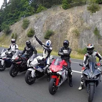 group of bikers 