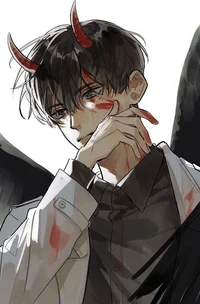 Half demon and angel