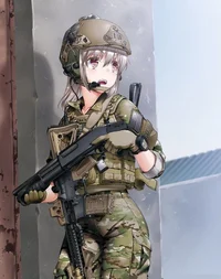 Female Enemy soldier