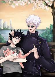 Megumi and gojo 