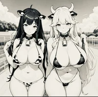 Two cow girls