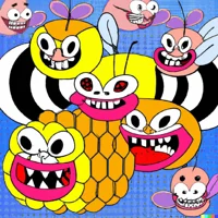 Many bees