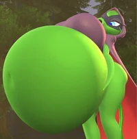 Sombra verde gordita