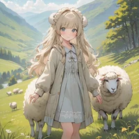 The sheep girl