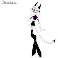 Hazzel_HazbinHotelAU