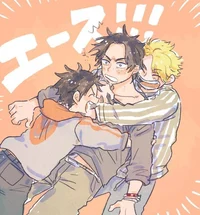 Ace Sabo y Luffy