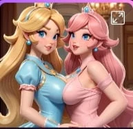 Peach and Rosalina