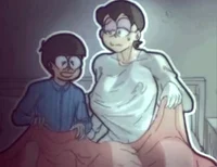 Nobita y Tamako Nobi