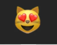 Love kitty emoji 