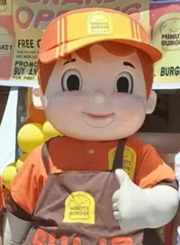 Minute Burger Mascot