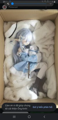Doll girl in box