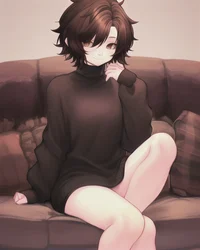 A relaxed femboy
