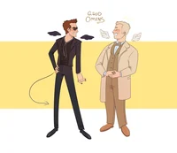 Aziraphale a Crowley