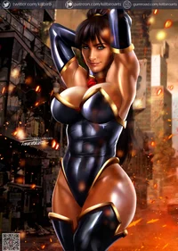 Boxing Superwoman