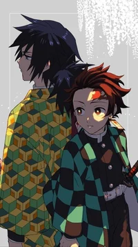 Tanjiro and Giyuu