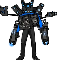 Blue titanspeakerman