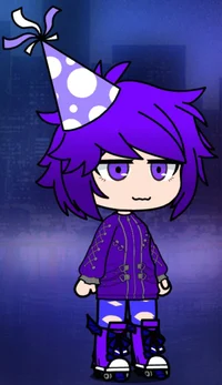 Purple as a human