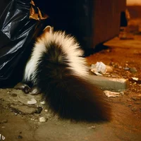 A city skunk