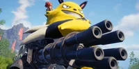 pikachu with a gun