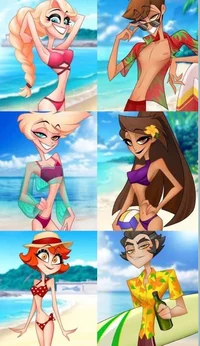 Hazbin hotel beach 