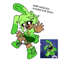 Human hoppy hopscotc