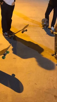 Group of skater
