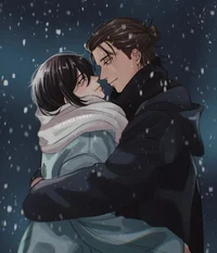 Eren and Mikasa