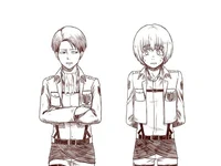 Levi and Armin 