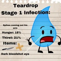 1 Infected Teardrop
