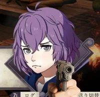 Bernadetta with gun